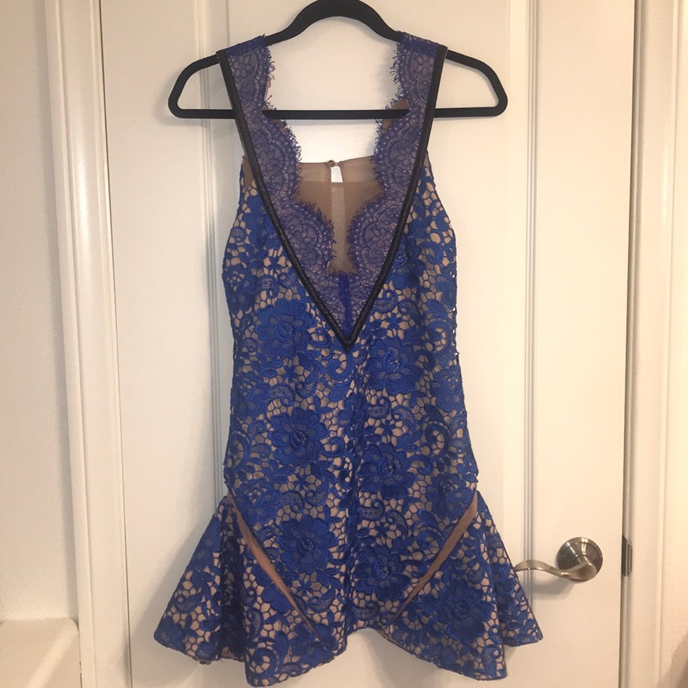 Three floor lace dress